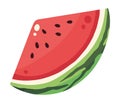 half watermelon fruit icon