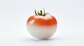 A Half white of a single cherry tomato, showcasing its glossy skin Royalty Free Stock Photo