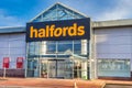 Halfords car superstore store front