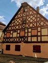 Halftimbered old house in Bavaria Royalty Free Stock Photo