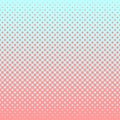 Halftone abstract background in rose and complement colors