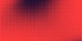 Halftone in abstract style. Geometric retro banner vector texture. Modern print. Dark blue and red background. Light Royalty Free Stock Photo