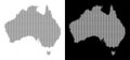 Halftone Australia Map