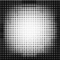 Halftone background.Halftone dots frame.Abstract vector illustration