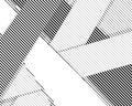 Halftone bitmap lines retro background Black and White pattern