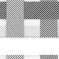 Halftone bitmap lines retro background Black and White pattern