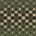 Halftone camo background. Vector dots texture retro. Abstract do