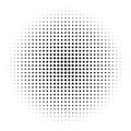 Halftone circles, halftone dot pattern Royalty Free Stock Photo