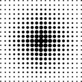 Halftone circles, halftone dot pattern.