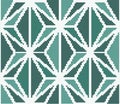 Halftone colorful seamless retro pattern green polygon star cross geometry line Royalty Free Stock Photo