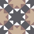 Halftone colorful seamless retro pattern octagon star cross triangle geometry