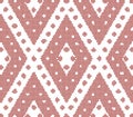 Halftone colorful seamless retro pattern red rhomb check Royalty Free Stock Photo