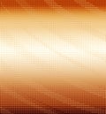 Halftone copper background with arcs