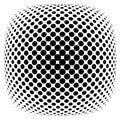 Halftone design elements. Vector halftone circles. Dot pattern