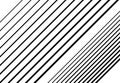 Halftone diagonal, oblique, slanting parallel and random lines,stripes pattern and background.Lines vector illustrations. Streaks