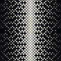 Halftone diamond geometric gradient pattern