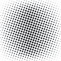 A halftone dot pattern background vector illustration, rectangle circle dot effect Royalty Free Stock Photo
