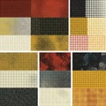 Halftone Dot Pattern Collage Background Royalty Free Stock Photo