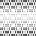 Halftone dot seamless pattern. Gradation dots. Faded black polka on white background. Fades gradient point texture for opacity eff Royalty Free Stock Photo