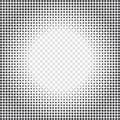 Halftone dots. Monochrome vector texture background, DTP, comics, poster. Pop art style template. Vector illustration Royalty Free Stock Photo