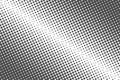 Halftone dots. Monochrome vector texture background for prepress, DTP, comics, poster. Pop art style template