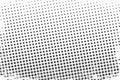 Halftone dots. Monochrome vector texture background for prepress, DTP, comics, poster. Pop art style template Royalty Free Stock Photo