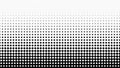 Halftone dots pattern gradient background, vector duotone fade texture. Abstract halftone dots mesh pattern with gradient Royalty Free Stock Photo