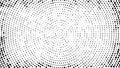 Halftone dotted background. Halftone effect vector pattern. Circ Royalty Free Stock Photo
