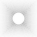 Halftone dotted background. Halftone effect vector pattern. Circle dots isolated on the white background.