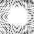 Halftone dotted background randomly distributed. Halftone effect Royalty Free Stock Photo
