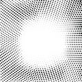 Halftone dotted background randomly distributed. Halftone effect Royalty Free Stock Photo