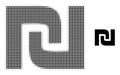 Halftone Dotted Israeli Shekel Symbol Icon