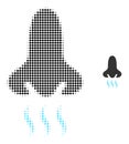 Halftone Dotted Snuff Icon