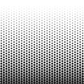 Halftone dotted vintage retro gradients pattern. Monochrome pop art illustration Royalty Free Stock Photo