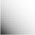 Halftone dotted vintage retro gradients pattern. Monochrome pop art illustration Royalty Free Stock Photo