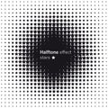 Halftone effect of the stars. Abstract background Royalty Free Stock Photo