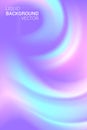 Abstract modern liquid violet background. Soft light spectral colors. Spectacular texture with chaotic waves. Banner.