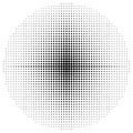 Halftone element dots, circular halftone pattern isolated on white background. Specks, Abstract halftone background