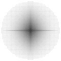 Halftone element dots, circular halftone pattern isolated on white background. Specks, Abstract halftone background Royalty Free Stock Photo