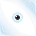 Halftone eye background