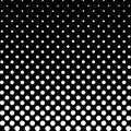 Halftone fade gradient background. Black and white comic backdrop. Monochrome points vector