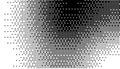 Halftone faded gradient spotted texture. Grunge halftone grid background. Retro pixelated backdrop