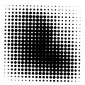 Halftone faded gradient texture. Grunge halftone grit background. White and black sand noise wallpaper. Retro pixilated