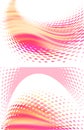 Halftone frame, vector motion blur
