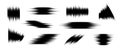 Halftone glitch element set. Dotted textured random form collection. Grunge abstract halftone spikey shapes for print