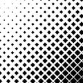Halftone graphics with squares, monochromatic abstract element