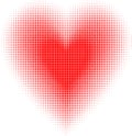 Halftone heart