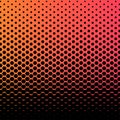 Halftone hexagon gradient pattern background, vector geometric wallpaper