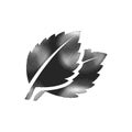 Halftone Icon - Basil leaf