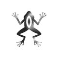 Halftone Icon - Lab frog Royalty Free Stock Photo